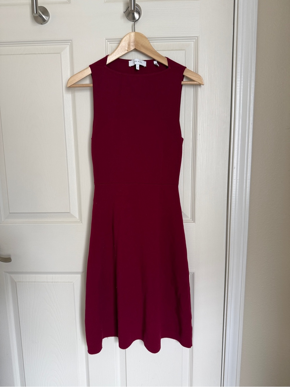 Lark & Ro Sleeveless Wine Midi Fit-and-Flare Dress